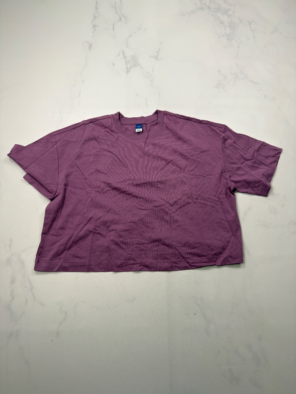 Old Navy Vintage Tee T Shirt Lilac 90s Minimalist Boxy - Womens M